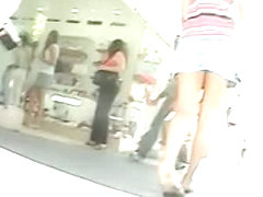 Enjoy in hot babes caught on cam in public by upskirt voyeur