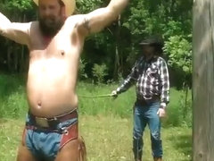 Whip Poker Hairy Bear Cowboys Whipping