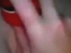 I suck dick and fuck a toy in amateur big tit video