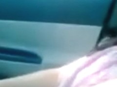 Delicious Girlfriend Removing Jeans In Car