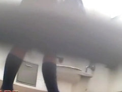 Frisky schoolgirl shot while masturbation on spy cam