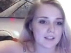 nice blonde girlcam play 111