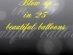 Beautiful Looners - blow up in 25 beautiful balloons