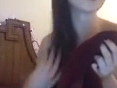 Horny Amateur clip with Small Tits, Masturbation scenes
