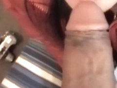 Latina girl is big dick fan