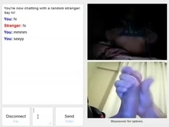 Tight immature on omegle webcam sex show