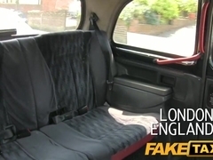 FakeTaxi: Youthful blond takes money for backseat blow job