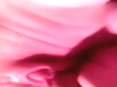Playing with the pink clean coochie of my wife on web camera
