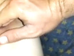 Hubby makes my hot pussy squirt fingering my pussy deep