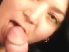Sexually Excited cougar from online dating swallowing cum