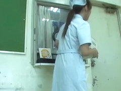 Soft butted Japanese nurse in hot sharking adventure