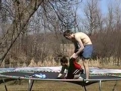 Trampoline fuck