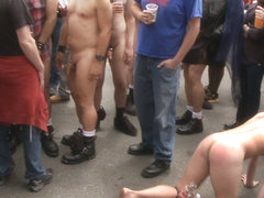 Naked stud bound, beaten and humiliated at Dore Alley Street Fair