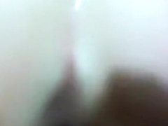 Fat nerdy girl sucks cock, has doggystyle sex with hair pulling and receives a cumshot on her ass.