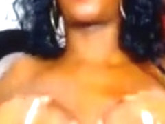 REAL TRANNY SEX - Black latin shemale with huge cock