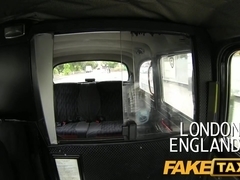 FakeTaxi: Show gal with large milk cans copulates for money