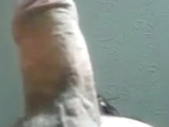 68 yrold Grandpa #139 mature cum close closeup wank uncut