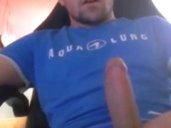 he stroke his cock so hard