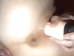 I'm fucking a dildo in amateur masturbation vid