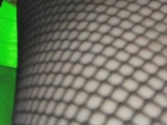 I found some sexy fishnets for my voyeur video collection