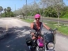 slut bicker chick swallow outside