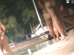 Nude beach free video filled with amateur tits and dicks