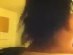 Arab girl dancing on webcam