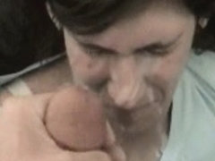 Cerebral Palsy Jonna Sucks Strapon and Acquires A Facial Spunk Fountain