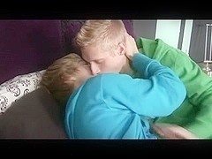 Teen gay bfs stay home and have steamy sex