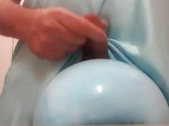 Playball Passion in Baby Blue Lingerie