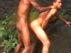Brazilian men fucking outdoors