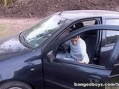 BangedBoys Video: Car Action