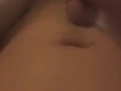 Cumming all over myeself after edging all day