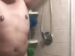 #me taking a shower