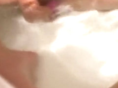 TUB TIME PUSSY PLAY W/CUM RUNNING DOWN TO HER BUTTHOLE