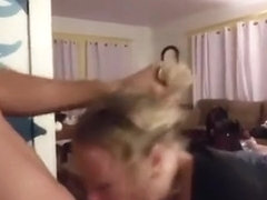 Her first cockpiercing blowjob. i unloaded on her face !!!