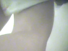 Exciting closeups of the charming and tight slits on spy cam