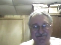 Grandpa show on webcam 3