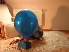 Sit to pop some bigger balloons