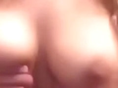 Girl Masturbates Big Lip Pussy and Lactates