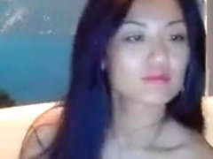 Russian webcam babe AleksaElita fingering pussy