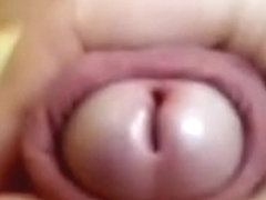 Masturbation close-up abspritzen Schwanz cock