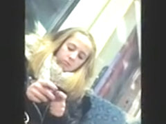 Perverted Czech Flashes in train