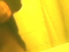 Hidden shower cam vid of a brunette