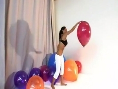 Charley Chase pops balloons and more