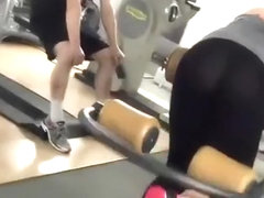 Black see through gym leggings