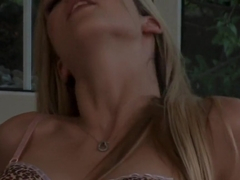 Incredible pornstar Veronika J. in horny lingerie, blonde adult clip