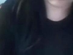 Rubbing my fat cunt in my amateur webcam video
