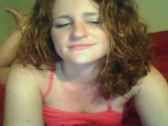 Curly redhead Masturbate Webcam