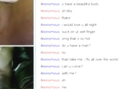 Gorgeous large darksome cutie can't live without large darksome ramrod on omegle